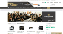 Desktop Screenshot of oostendorp-muziek.nl